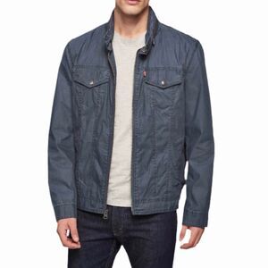 Levi's Commuter Trucker Jacket Navy Hooded Discontinued L